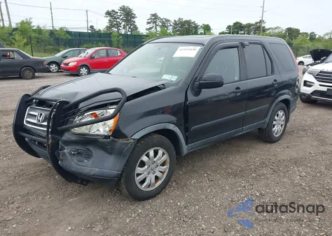 2006 Honda Cr-V Ex из США, поврежденный, VIN JHLRD78886C058186